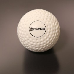 Rakshak HBT6 Dimple Bronze Hockey Turf Ball